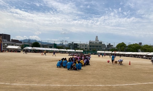 広島大学附属中高等学校の体育祭に救護班として参加しました